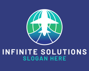 Tour Guide - Global Airline Travel logo design