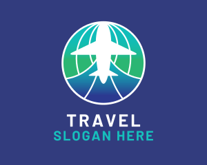 Global Airline Travel logo design