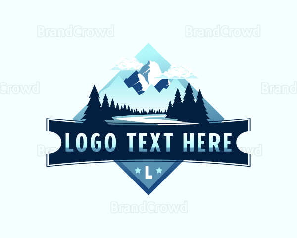 Scenery Mountain Outdoor Logo