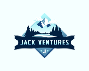 Scenery Mountain Outdoor logo design