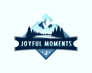 Scenery Mountain Outdoor logo design