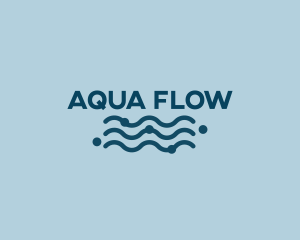 Irrigation - Ocean Waves Wordmark logo design