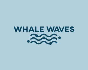 Ocean Waves Wordmark logo design