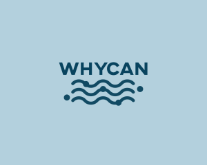 Water Services - Ocean Waves Wordmark logo design