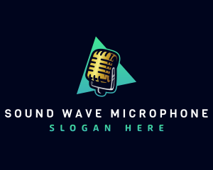 Microphone - Microphone Radio Broadcast logo design