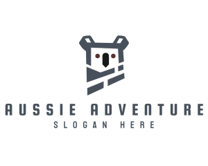 Aussie - Wildlife Koala Bear logo design