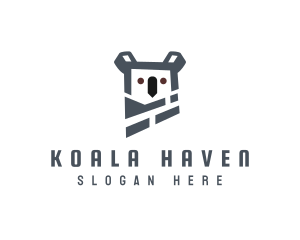 Wildlife Koala Bear logo design