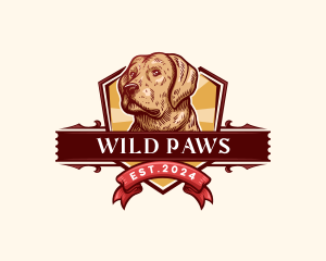 Canine Dog Training  logo design