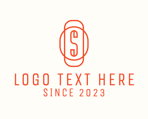Letter S - Simple Monoline Letter S logo design