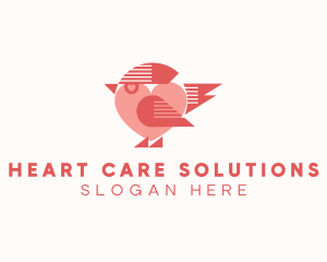 Cute Lovely Bird logo design