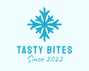 Cool - Blue Cold Snowflake logo design