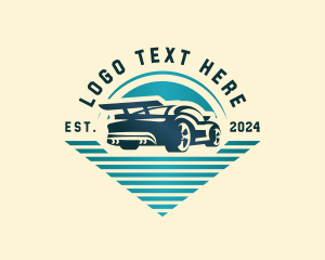 Driving - Sports Car Dealer logo design