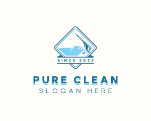 Cleaning Power Washing logo design