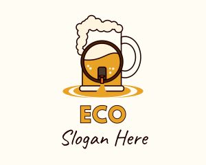 Beer Mug Barrel Logo