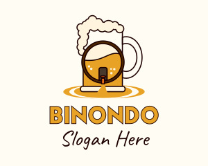 Bartender - Beer Mug Barrel logo design