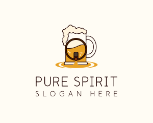 Distiller - Beer Mug Barrel logo design