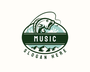Emblem - Ocean Fish Restaurant logo design