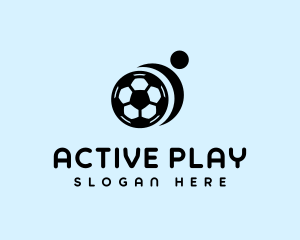 Recreation - Soccer Football Player logo design