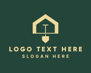 Yellow - Shovel House Construction logo design