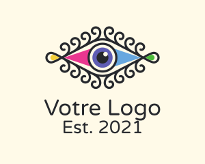 Eyesight - Stylish Colorful Eye logo design