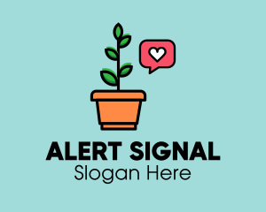 Notification - Plant Lover Notification logo design