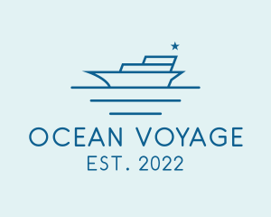 Sea Transport Yacht  logo design