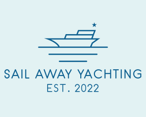 Sea Transport Yacht  logo design