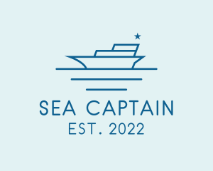 Sea Transport Yacht  logo design