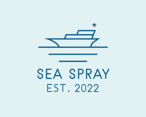 Sea Transport Yacht  logo design