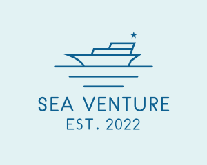 Sea Transport Yacht  logo design