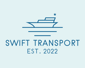 Sea Transport Yacht  logo design