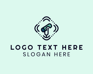 News - Podcast Microphone Talk logo design