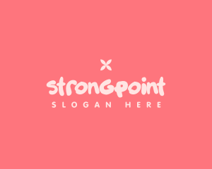 Girly Pink Wordmark Logo