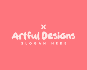 Girly Pink Wordmark logo design