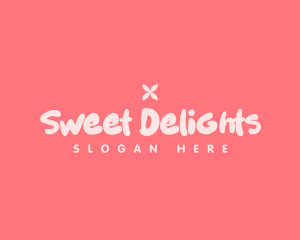 Girly Pink Wordmark logo design