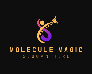 Molecule - Organic Human DNA logo design