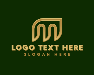 Letter M - Luxury Business Agency logo design
