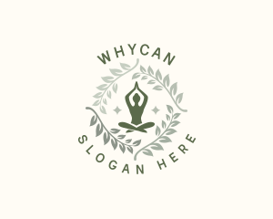 Yoga Studio - Leaf Yoga Wellness logo design