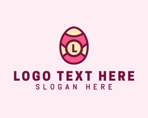 Pedestrian - Festive Easter Egg logo design