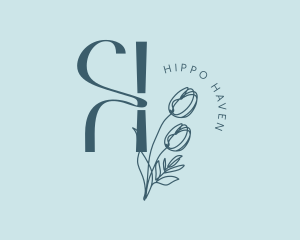 Tulip Flower Florist logo design