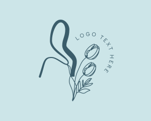 Beauty Shop - Tulip Flower Florist logo design