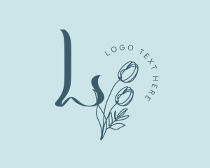 Tulip Flower Florist Logo