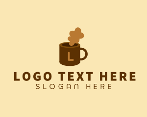 Hot - Coffee Cafe Mug logo design
