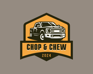 Vehicle Pickup Truck Logo