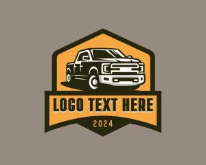 Vehicle Pickup Truck Logo