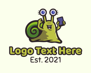 Snail - Snail Smartphone Gadget logo design