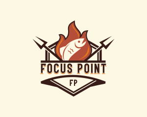 Gourmet Fish Barbecue logo design