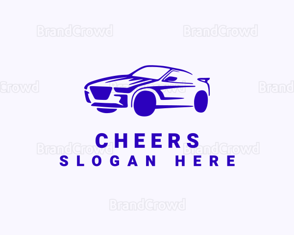 Fast Supercar Automobile Logo