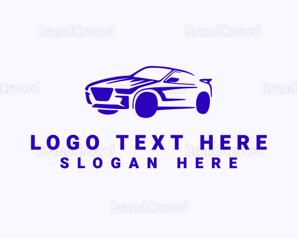 Fast Supercar Automobile Logo