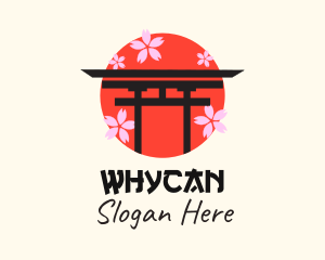 Japanese Flower Architecture  Logo